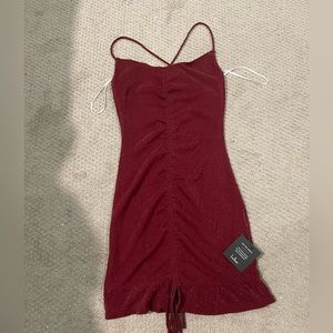 LuLu’s Red Sparkly Dress